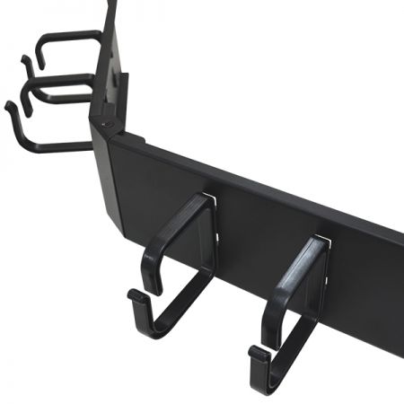 Foldable network cable tray for server rack